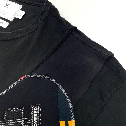 【中古】EMOTIONAL WORLD×DISCOVERED | エモーショナルワールド×ディスカバード 半袖Ｔシャツ ブラック サイズ：FreeSize【尾張小牧店】