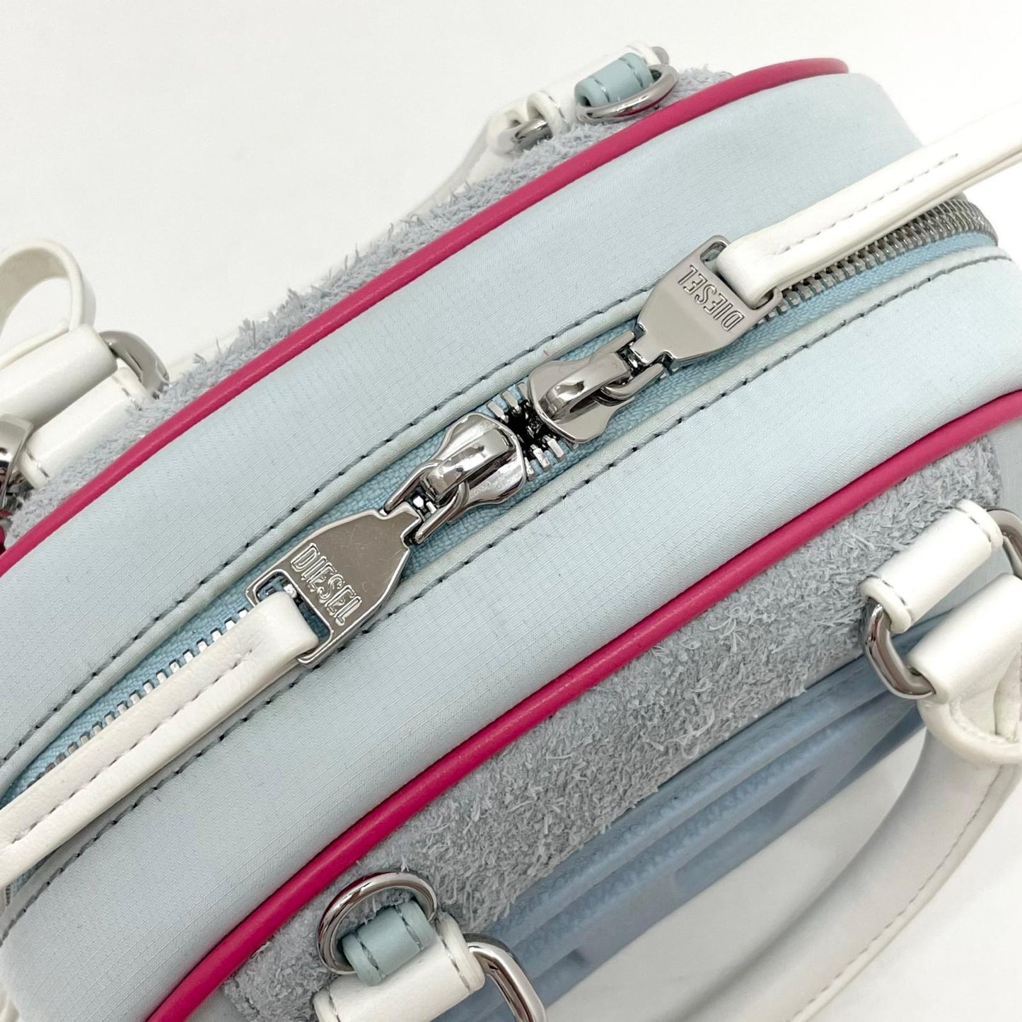 【中古】DIESEL | ディーゼル 2wayバッグ　ハンドバッグ　ショルダーバッグ ブルー【尾張小牧店】