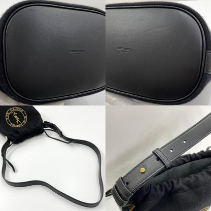 【中古】SAINT LAURENT | サンローランパリ リヴ ゴーシュ バケットバッグ ショルダーバッグ TCT710261 ブラック【尾張小牧店】