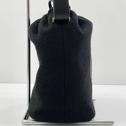 【中古】SAINT LAURENT | サンローランパリ リヴ ゴーシュ バケットバッグ ショルダーバッグ TCT710261 ブラック【尾張小牧店】
