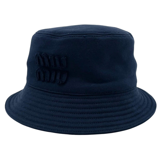【中古】Miu Miu | ミュウ ミュウ バケットハット 5HC196 ダークネイビー サイズ：L【尾張小牧店】