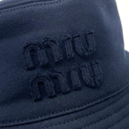 【中古】Miu Miu | ミュウ ミュウ バケットハット 5HC196 ダークネイビー サイズ：L【尾張小牧店】