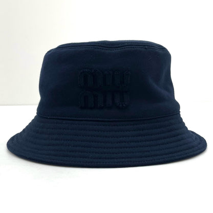 【中古】Miu Miu | ミュウ ミュウ バケットハット 5HC196 ダークネイビー サイズ：L【尾張小牧店】