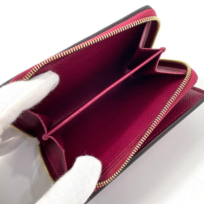 【中古】LOUIS VUITTON | ルイ・ヴィトン ポルトフォレイユ ルー モノグラム ラウンドファスナー二つ折り財布 M82377 ブラウン×ピンク【尾張小牧店】