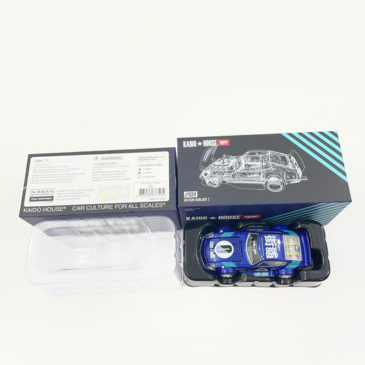 MINI GT 1/63 ダットサン KAIDO フェアレディ Z ブルー(右ハンドル)【尾張小牧店】