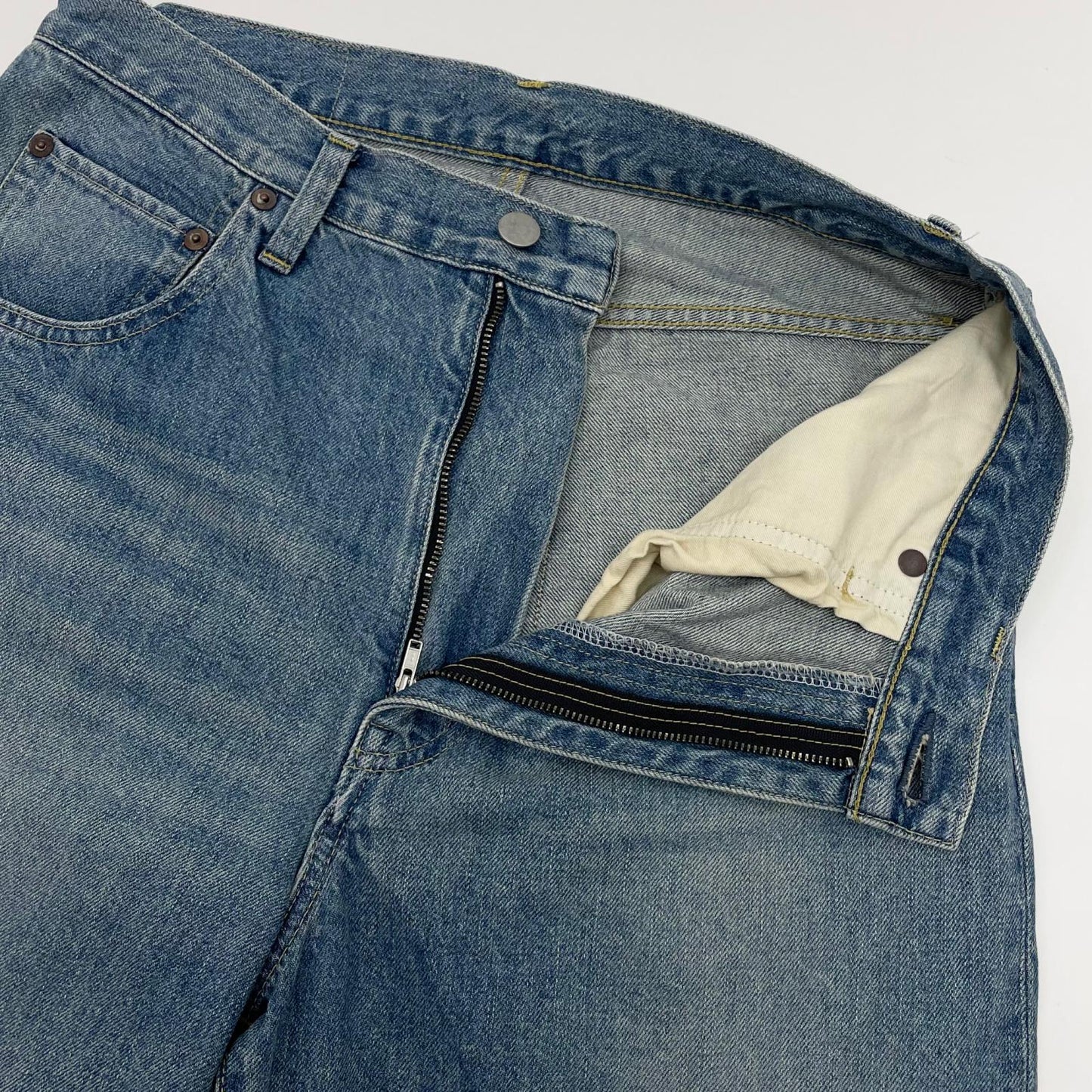 【中古】stein | シュタイン WIDE DENIM JEANS デニムパンツ ブルー サイズ：M【尾張小牧店】