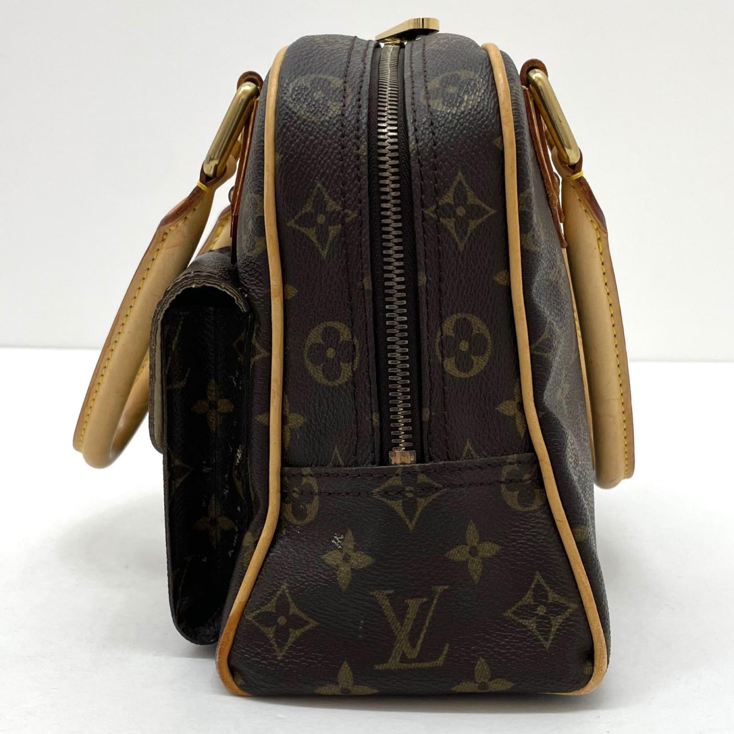 【中古】LOUIS VUITTON | ルイ・ヴィトン　マンハッタンPM ハンドバッグ M40026　ブラウン【尾張小牧店】