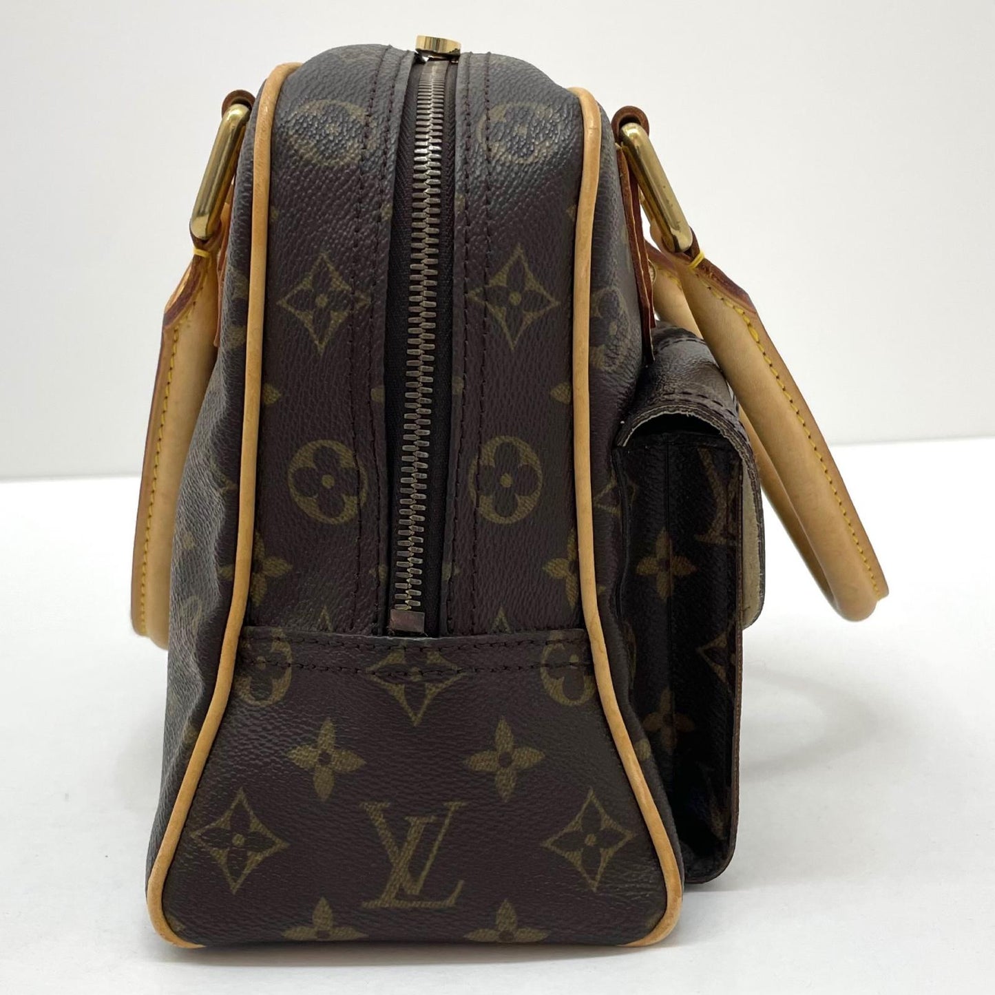 【中古】LOUIS VUITTON | ルイ・ヴィトン　マンハッタンPM ハンドバッグ M40026　ブラウン【尾張小牧店】