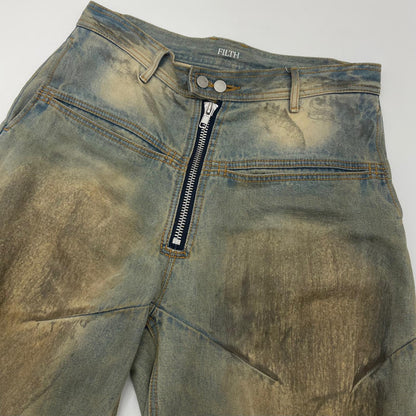【中古】FILTH | フィルス Front zip buggy Denim shorts　デニムパンツ ショートパンツ FL253PL01 ブルー サイズ：1【尾張小牧店】