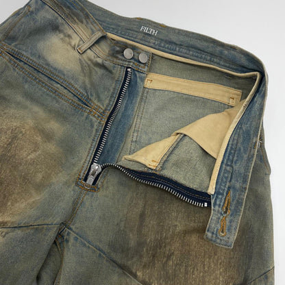 【中古】FILTH | フィルス Front zip buggy Denim shorts　デニムパンツ ショートパンツ FL253PL01 ブルー サイズ：1【尾張小牧店】