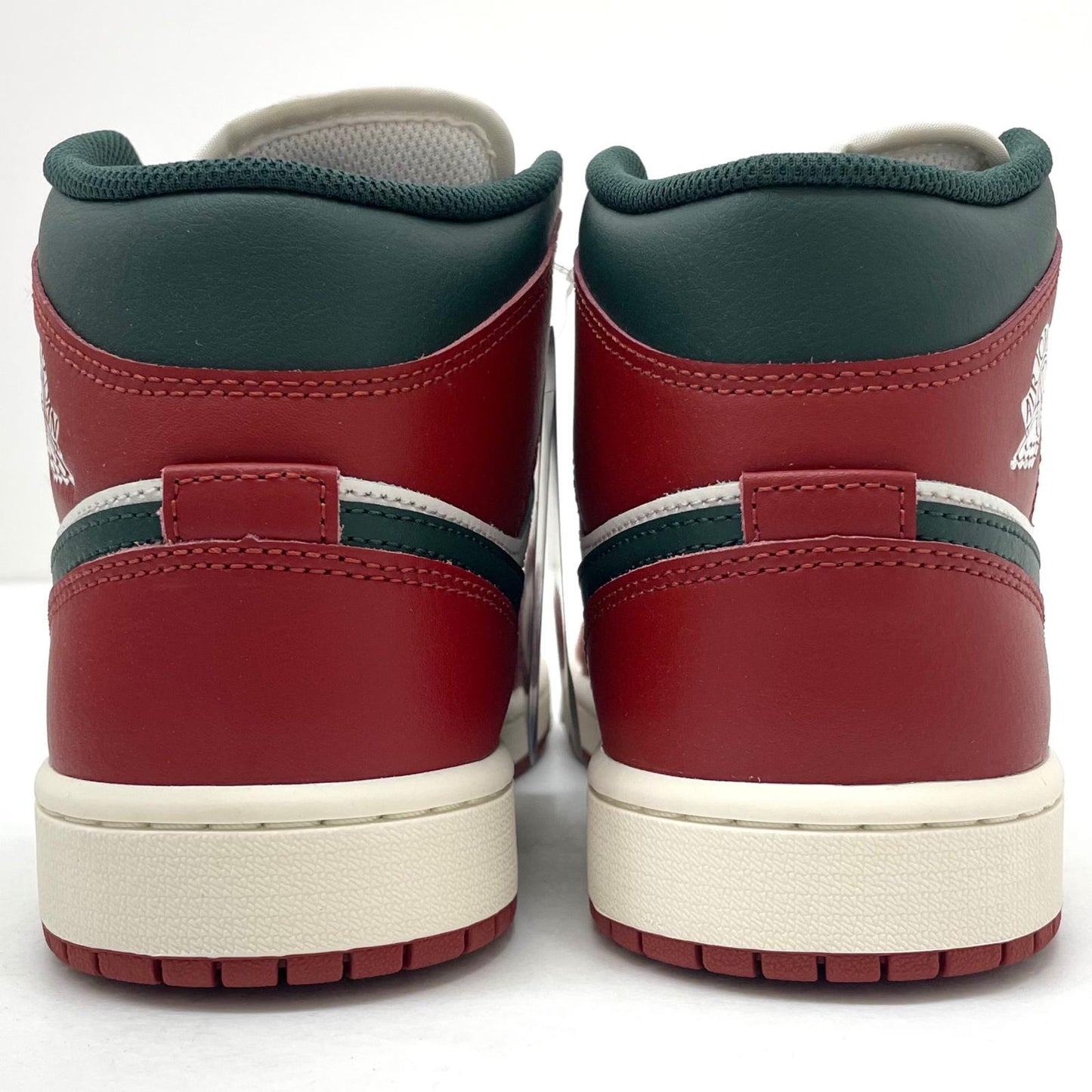 【中古】NIKE | ナイキ Air Jordan 1 Mid "Sail/Pure Platinum/Redstone/Midnight Green"　エアジョーダン1 ミッド "セイル/ピュアプラチナム/レッドストーン/ミッドナイトグリーン"　スニーカー 靴 DQ8426-105 レッド 27cm【尾張小牧店】