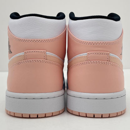 【中古】NIKE | ナイキ Air Jordan 1 Mid "White/Black/Crimson Tint"　エアジョーダン1 ミッド "ホワイト/ブラック/クリムゾンティント"　スニーカー 靴　554724-133 ピンク×ホワイト×ブラック 25.5cm【尾張小牧店】