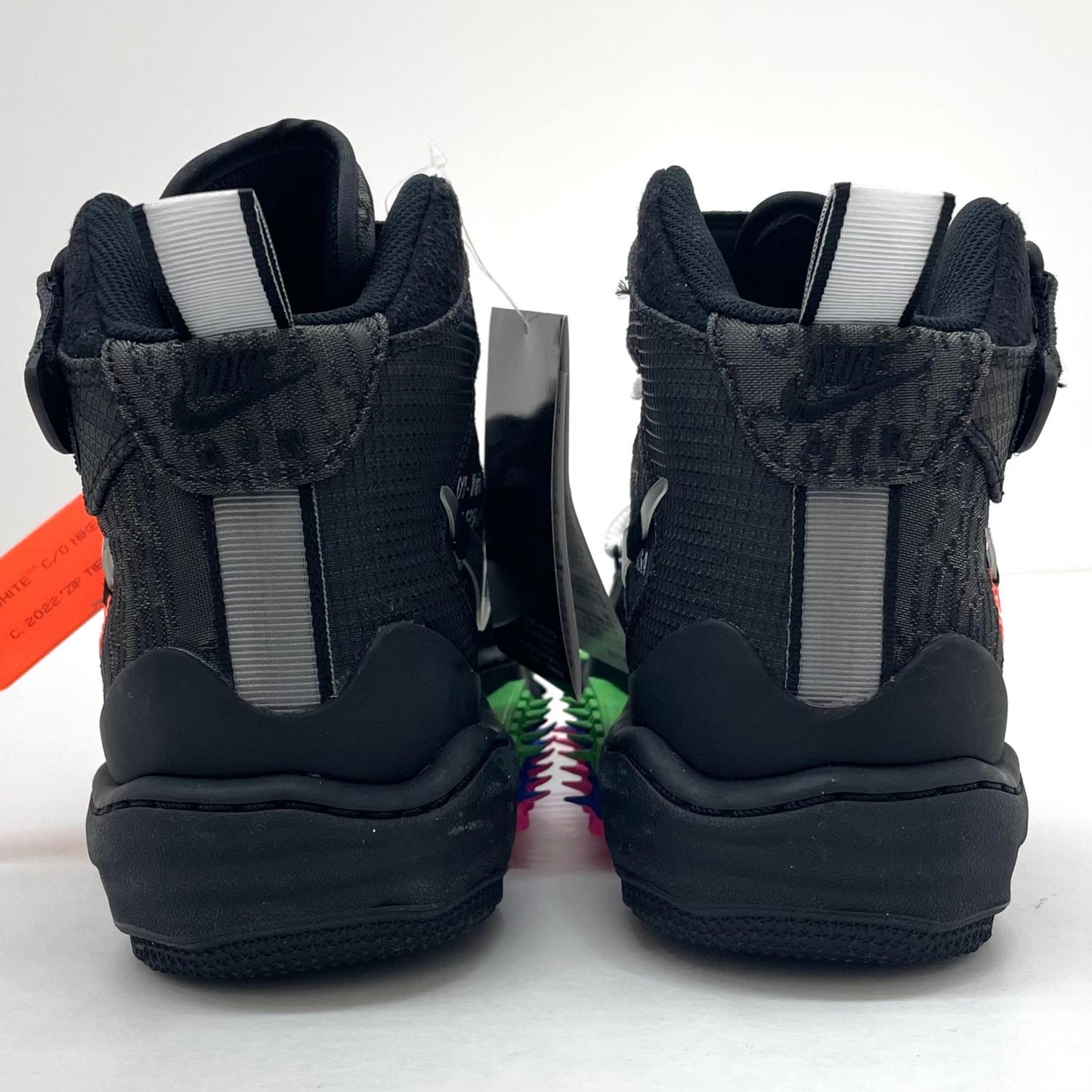 【中古】NIKE×Off-White | ナイキ×オフホワイト Air Force 1 Mid "Black"/エアフォース1 ミッド "ブラック"　スニーカー 靴　DO6290-001 ブラック 26cm【尾張小牧店】