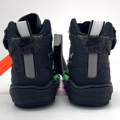 【中古】NIKE×Off-White | ナイキ×オフホワイト Air Force 1 Mid "Black"/エアフォース1 ミッド "ブラック"　スニーカー 靴　DO6290-001 ブラック 26cm【尾張小牧店】