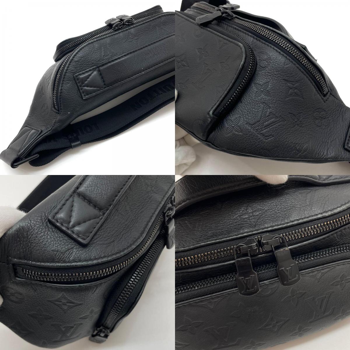 【中古】LOUIS VUITTON | ルイ・ヴィトン モノグラム アンプラント　ラッシュ･バムバッグ　ボディバッグ　ウエストポーチ M47058　ブラック【尾張小牧店】