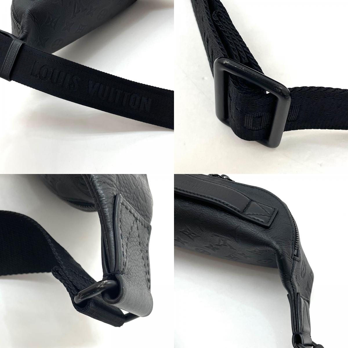 【中古】LOUIS VUITTON | ルイ・ヴィトン モノグラム アンプラント　ラッシュ･バムバッグ　ボディバッグ　ウエストポーチ M47058　ブラック【尾張小牧店】
