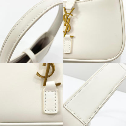 【中古】SAINT LAURENT | サンローラン LE 5 A 7 MINI サンカセット ミニ ホーボーバッグ ハンドバッグ 710318 ホワイト【尾張小牧店】