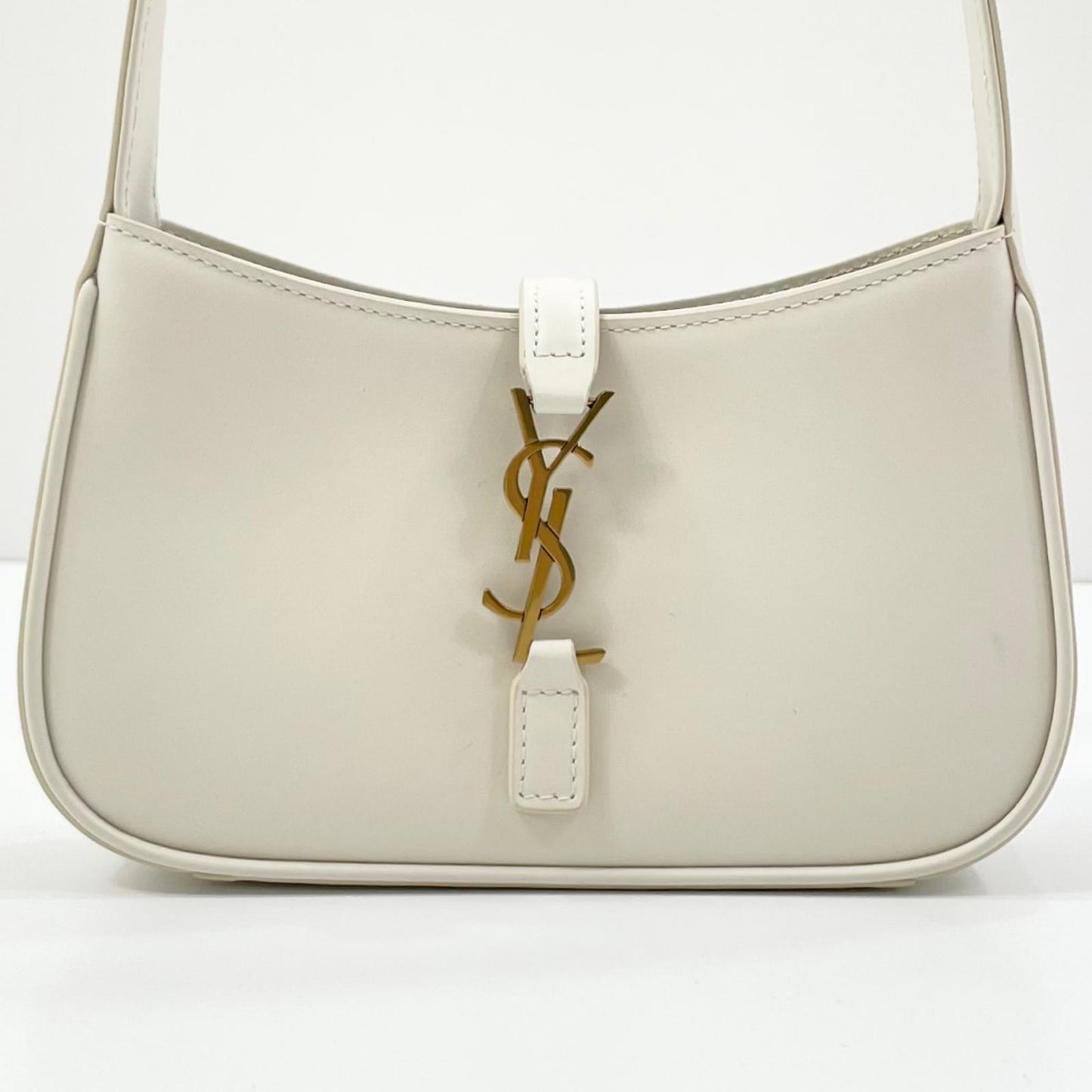 【中古】SAINT LAURENT | サンローラン LE 5 A 7 MINI サンカセット ミニ ホーボーバッグ ハンドバッグ 710318 ホワイト【尾張小牧店】