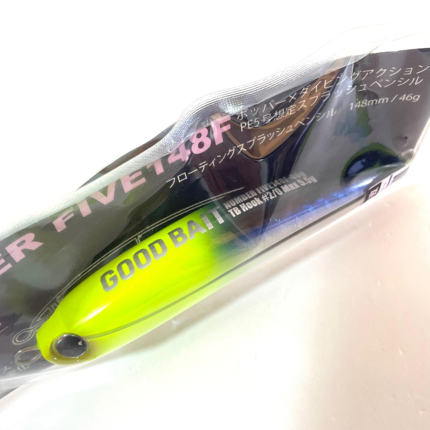 【フィッシング/釣り/釣具/ルアー】GOOD BAIT | グッドベイト NUMBER FIVE 148F ナンバーファイブ 148F スイッチチャート【尾張小牧店】