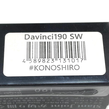 【フィッシング/釣り/釣具/ルアー】ELEMENTS | エレメンツ Davinci 190 SW ダヴィンチ 190 SW　#KONOSHIRO【尾張小牧店】