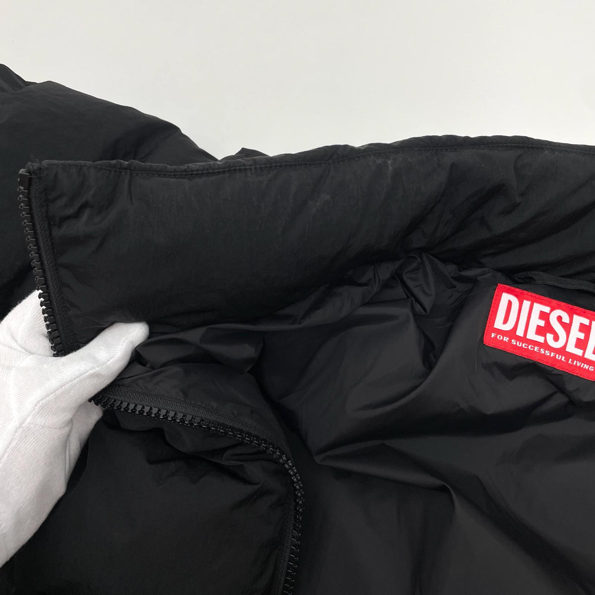 【中古】DIESEL | ディーゼル ダウンジャケット A14401 ブラック サイズ：50【尾張小牧店】