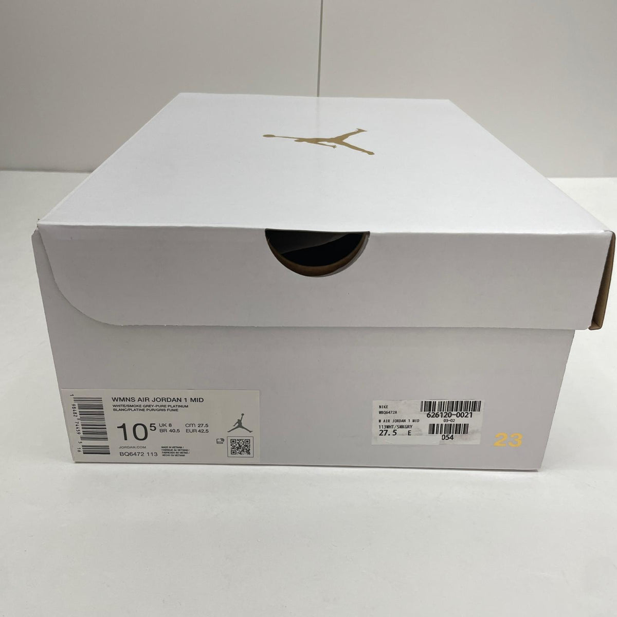 NIKE | ナイキ Women's Air Jordan 1 Mid スニーカー 27.5cm BQ6472-113 その他【尾張小牧店】