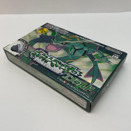 【尾張小牧店】GBA ポケットモンスター エメラルド ゲームボーイアドバンス ハガキ・チラシあり【レトロ】【中古】