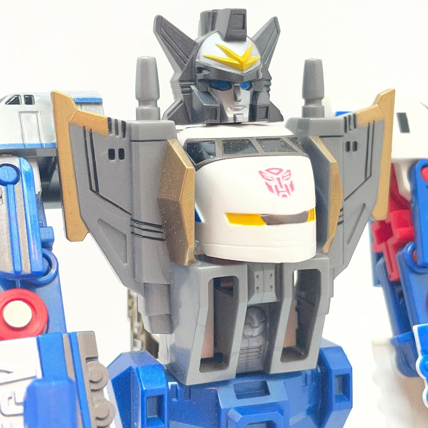 【尾張小牧店】トランスフォーマー マイクロマスター 復刻版 6体合体勇者 シックストレイン 通常版カラー【レトロ】【中古】