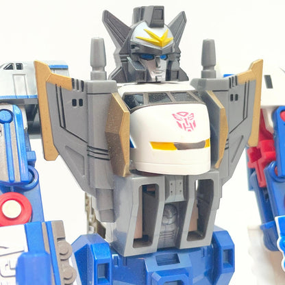 【尾張小牧店】トランスフォーマー マイクロマスター 復刻版 6体合体勇者 シックストレイン 通常版カラー【レトロ】【中古】