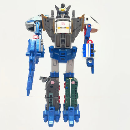 【尾張小牧店】トランスフォーマー マイクロマスター 復刻版 6体合体勇者 シックストレイン 通常版カラー【レトロ】【中古】
