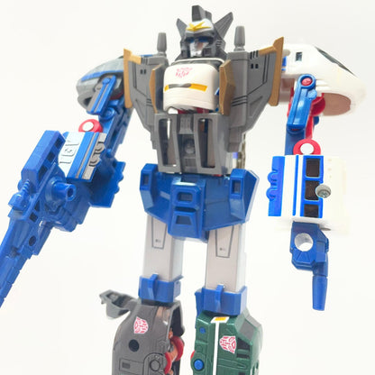 【尾張小牧店】トランスフォーマー マイクロマスター 復刻版 6体合体勇者 シックストレイン 通常版カラー【レトロ】【中古】