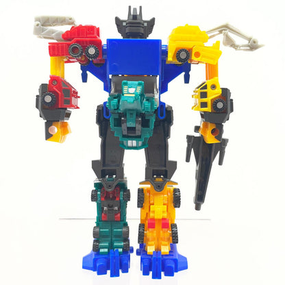 【尾張小牧店】トランスフォーマー マイクロマスター 復刻版 6体合体騎士 シックスビルダー 通常版カラー【レトロ】【中古】
