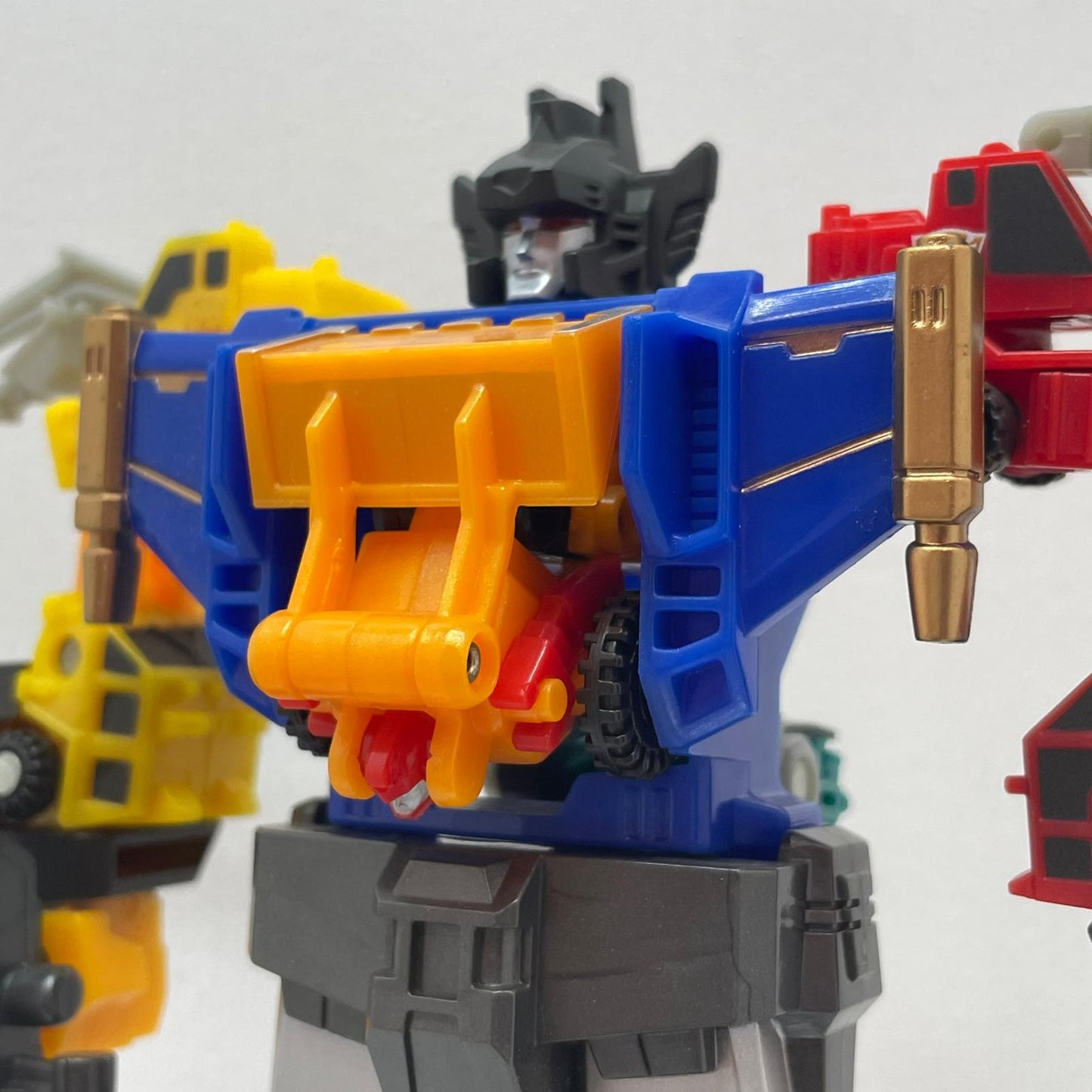 【尾張小牧店】トランスフォーマー マイクロマスター 復刻版 6体合体騎士 シックスビルダー 通常版カラー【レトロ】【中古】