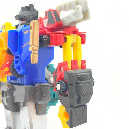 【尾張小牧店】トランスフォーマー マイクロマスター 復刻版 6体合体騎士 シックスビルダー 通常版カラー【レトロ】【中古】