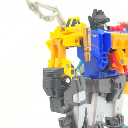 【尾張小牧店】トランスフォーマー マイクロマスター 復刻版 6体合体騎士 シックスビルダー 通常版カラー【レトロ】【中古】