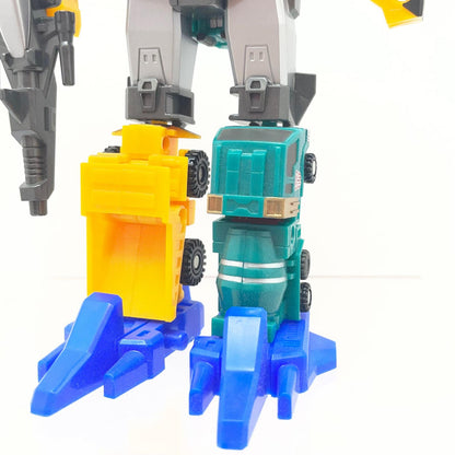 【尾張小牧店】トランスフォーマー マイクロマスター 復刻版 6体合体騎士 シックスビルダー 通常版カラー【レトロ】【中古】