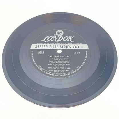 【尾張小牧店】EP マリアンヌ・フェイスフル　アズ・ティアーズ・ゴー・バイ LS 83【レトロ】【中古】