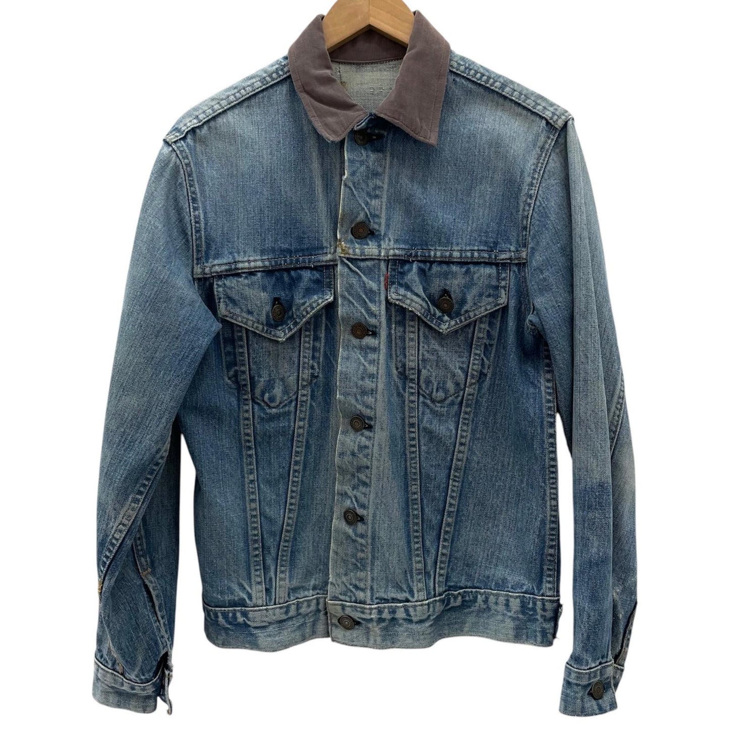 【中古】VINTAGE | ビンテージ　70s　Levi's 襟リメイク 70505 'e' デニムジャケット ブルー【尾張小牧店】