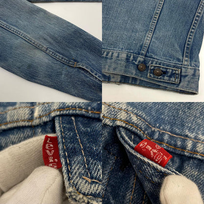 【中古】VINTAGE | ビンテージ　70s　Levi's 襟リメイク 70505 'e' デニムジャケット ブルー【尾張小牧店】