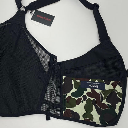 【中古】COMME des GARCONS×BRIEFING | コムデギャルソン×ブリーフィング W-NAME VEST ベスト ブラック【尾張小牧店】