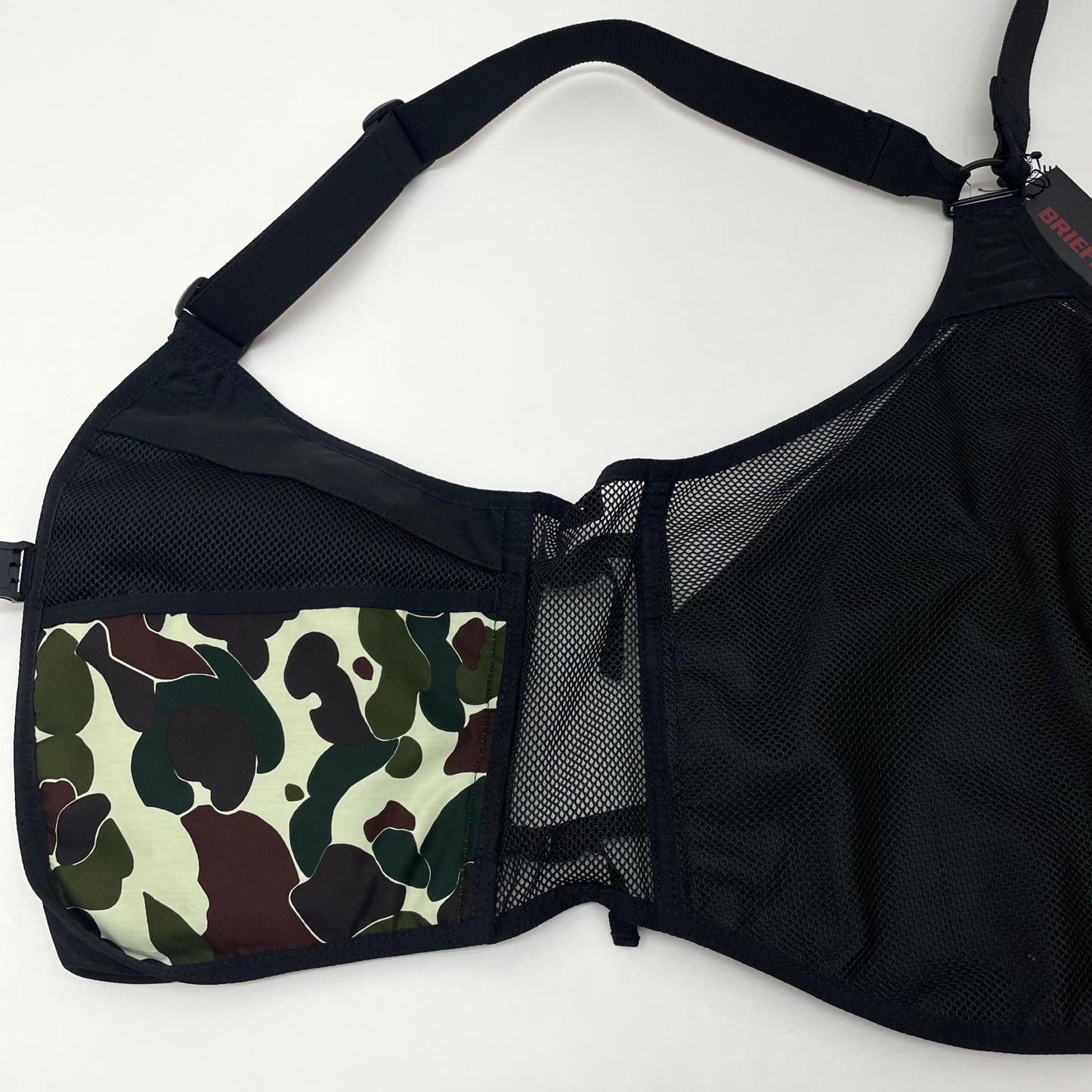 【中古】COMME des GARCONS×BRIEFING | コムデギャルソン×ブリーフィング W-NAME VEST ベスト ブラック【尾張小牧店】