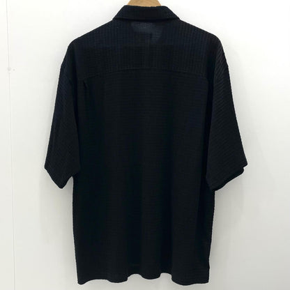 【中古】STUSSY | ステューシー Flat Bottom Crinkled 半袖シャツ ブラック サイズ：L【尾張小牧店】