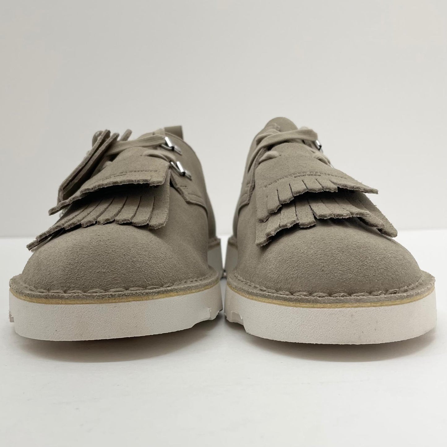 【中古】Clarks×ENGINEERED GARMENTS | クラークス×エンジニアド ガーメンツ DESERT KHAN/デザートカーン スウェードレザーシューズ 靴　ベージュ 27.5cm【尾張小牧店】