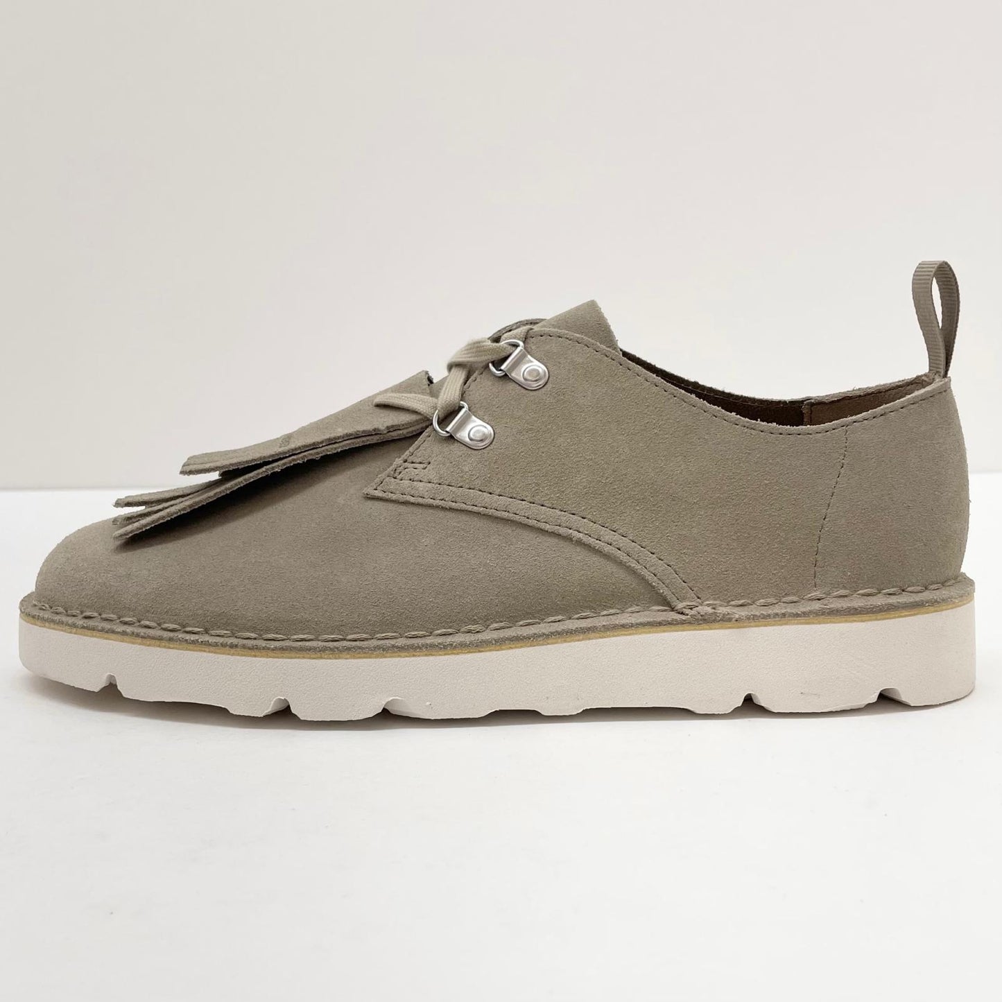 【中古】Clarks×ENGINEERED GARMENTS | クラークス×エンジニアド ガーメンツ DESERT KHAN/デザートカーン スウェードレザーシューズ 靴　ベージュ 27.5cm【尾張小牧店】