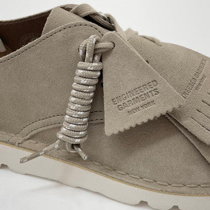 【中古】Clarks×ENGINEERED GARMENTS | クラークス×エンジニアド ガーメンツ DESERT KHAN/デザートカーン スウェードレザーシューズ 靴　ベージュ 27.5cm【尾張小牧店】