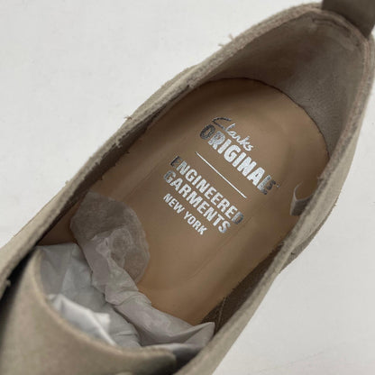 【中古】Clarks×ENGINEERED GARMENTS | クラークス×エンジニアド ガーメンツ DESERT KHAN/デザートカーン スウェードレザーシューズ 靴　ベージュ 27.5cm【尾張小牧店】
