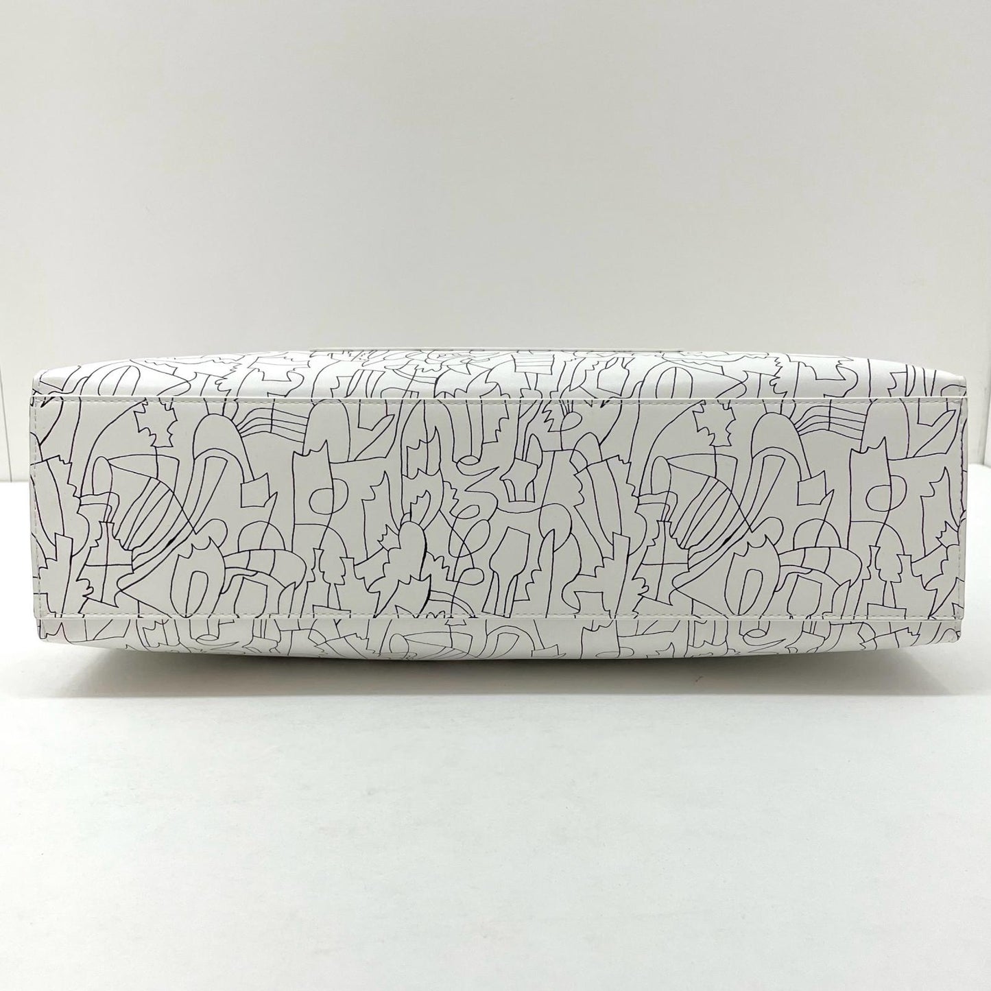 【中古】HERALBONY | ヘラルボニー　夏の魔物 トートバッグ ホワイト【尾張小牧店】