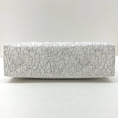 【中古】HERALBONY | ヘラルボニー　夏の魔物 トートバッグ ホワイト【尾張小牧店】