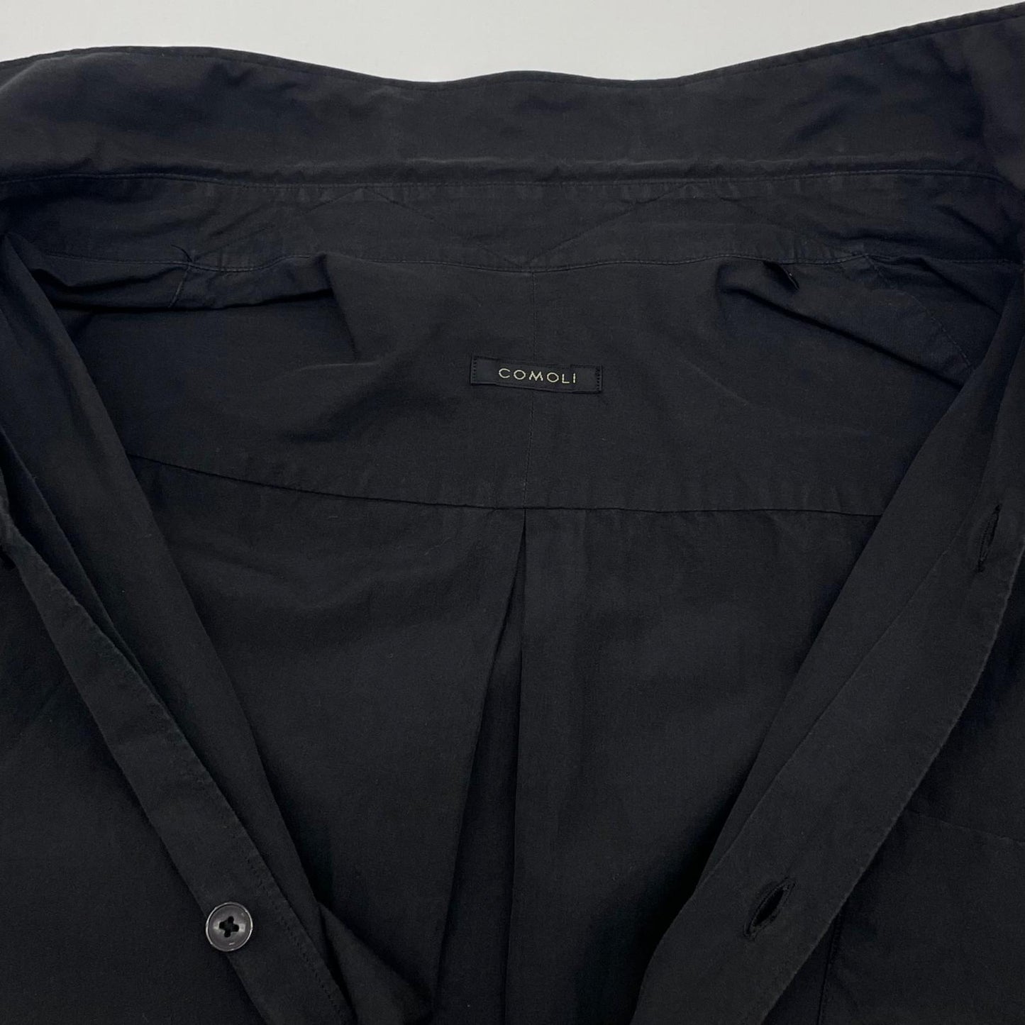 【中古】COMOLI | コモリ コモリシャツ 長袖シャツ P01-02001 ブラック サイズ：2【尾張小牧店】