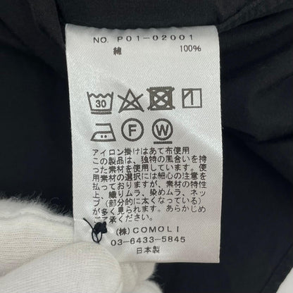 【中古】COMOLI | コモリ コモリシャツ 長袖シャツ P01-02001 ブラック サイズ：2【尾張小牧店】